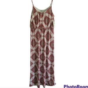 Late August Womens Sleeveless Maxi Dress